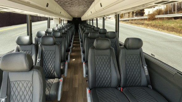 lorain 35 passenger minibus inside